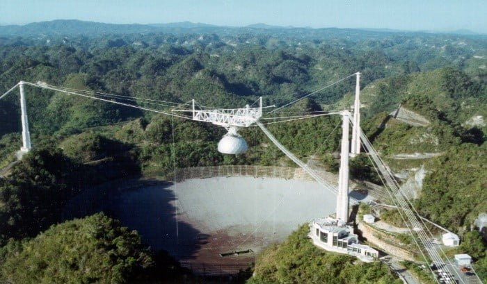In 1975, the United States government maintained only one operational radio telescope, located at Arecibo, Puerto Rico.