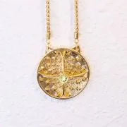 4 Leg Straight Nuclear Receptor gold Lemon cz