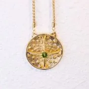 4 Leg Straight Nuclear Receptor gold Peridot