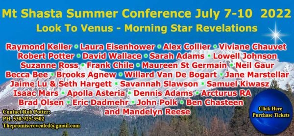 Mt Shasta Summer Conference July 7-10-2022