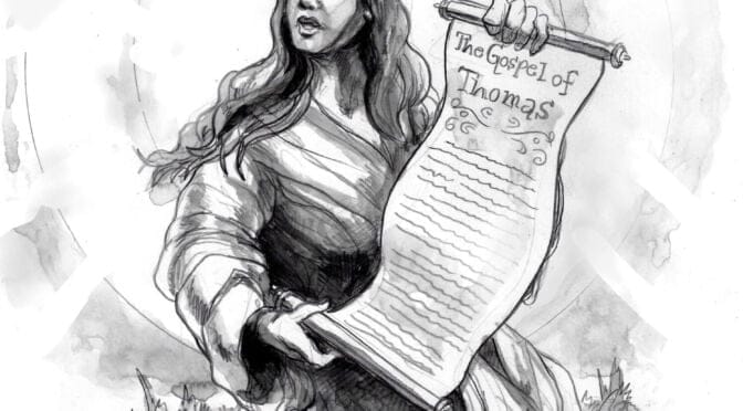 Mary with Scroll 02